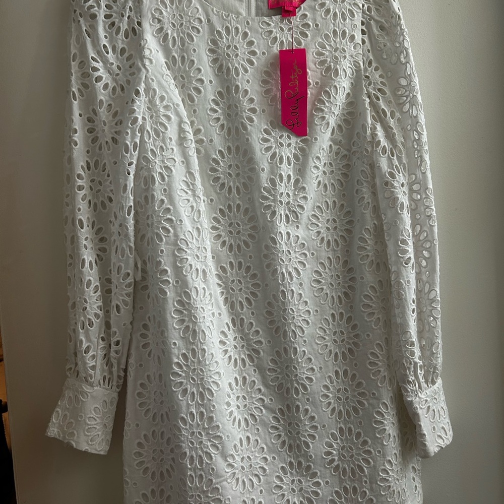 White Eyelet Dress